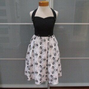 Star Wars Her Universe Dress Shop Fit & Flare Darth Vader Print Halter Dress